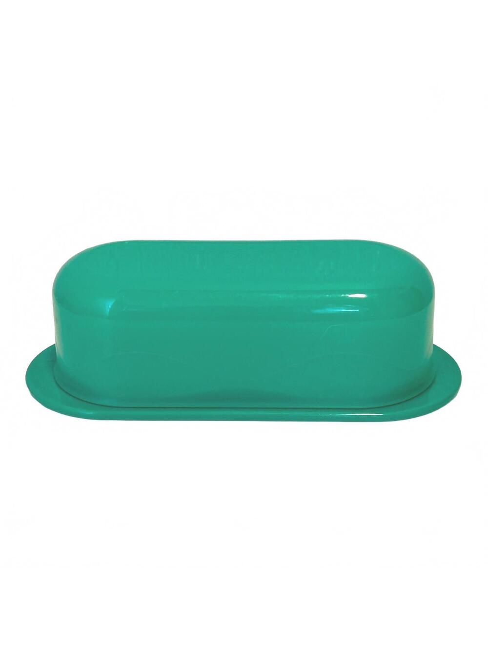 Tupperware Classic Butter Dish in Teal Green